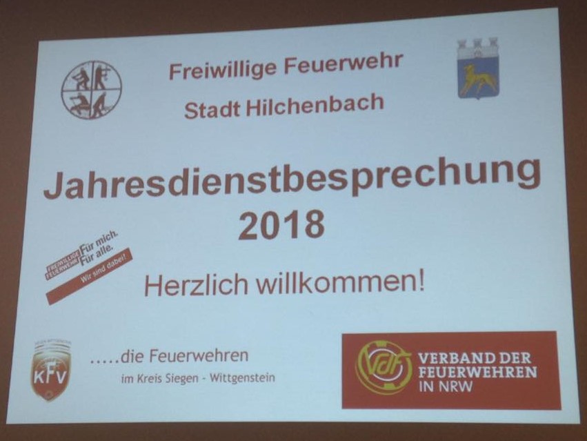 Jahresdienstbesprechung Stadt Hilchenbach